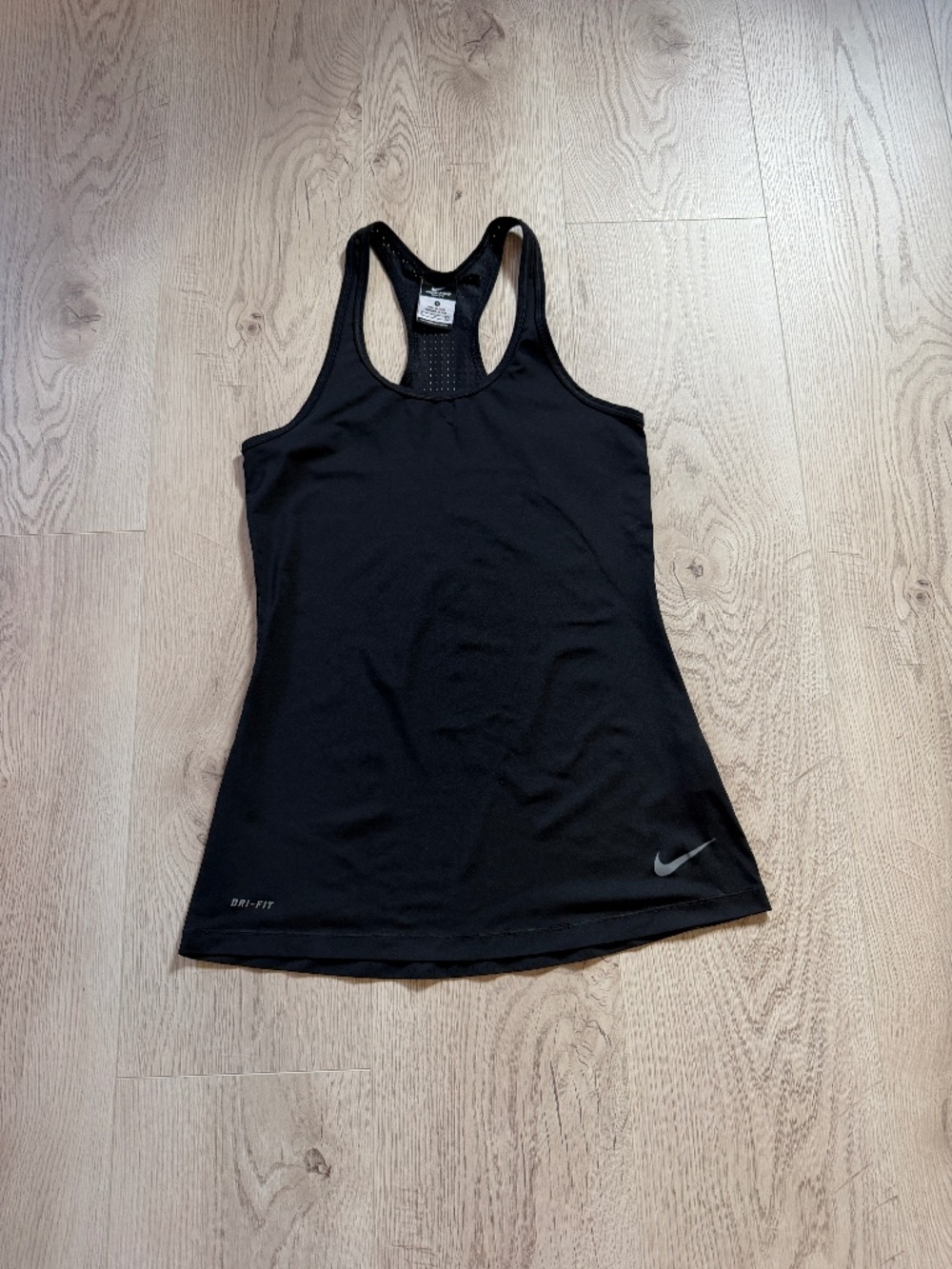 Nike Dri-FIT Women Black Tank Top Workout Training Sz. S
